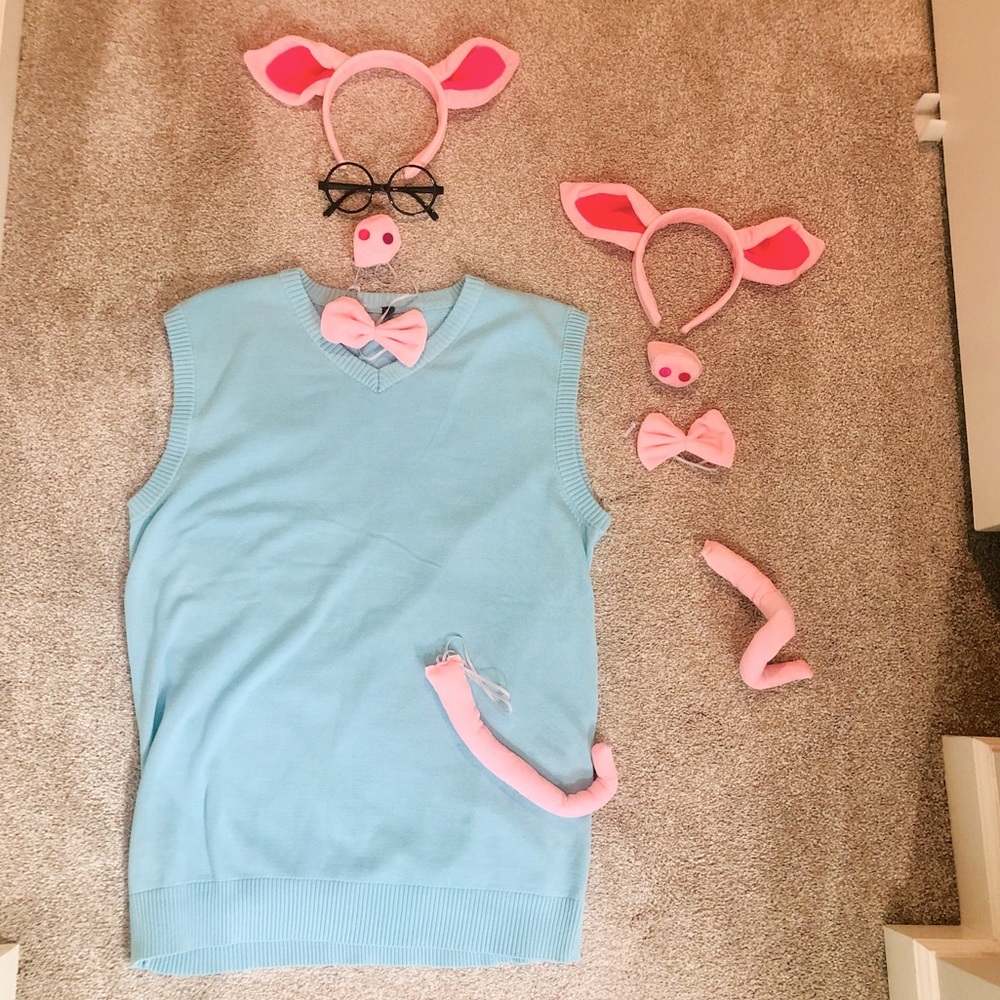 Halloween costume - Peppa Pig’s Daddy pig and mommy pig costume set